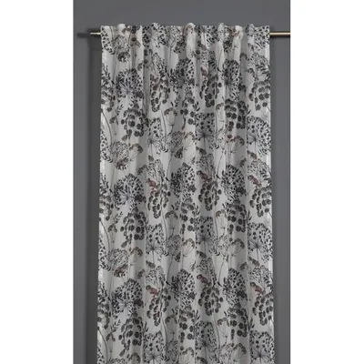 Draperie mov-gri 135x245 cm Birds and Roses – Sehlbach