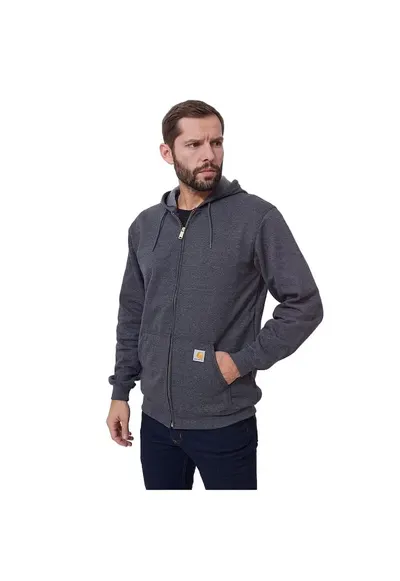 Hanorac barbati Marquette - captusit - gluga ajustabila - Carbon Heather - 50% bumbac/50% poliester