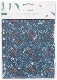 Separator Filofax Botanical - A5, 4 teme
