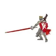 Figurina Rege cu blazon Dragon rosu, Papo