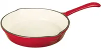Tigaie din fontă Kinghoff - 21 cm, emailate, roșu