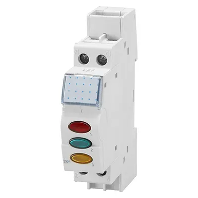 Lampa modulara simpla cu LED pentru semnalizare prezenta tensiune pe cele trei faze