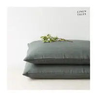 Față de pernă din in 50x70 cm Forest Green – Linen Tales