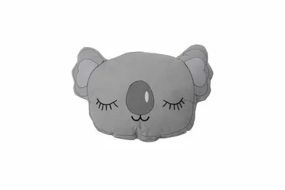 Set Somnart cu paturica brodata si perna urs Koala