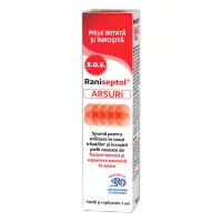 Raniseptol arsuri S.O.S – Spuma cu 20% Pantenol, Zdrovit | 150 ml
