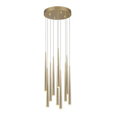 Lustră aurie LED ø 30 cm Cala – Trio Select