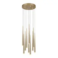 Lustră aurie LED ø 30 cm Cala – Trio Select