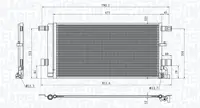 Radiator AC condensator cu uscator potrivit AUDI A4 ALLROAD B9, A4 B9, A5, A6 C8, A7 1.4-3.0H 05.15