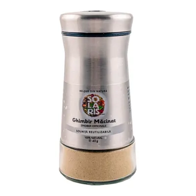 Ghimbir macinat solnita reutilizabila, 40g, Solaris