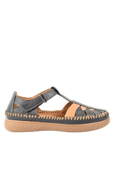 Pantofi casual - dama - KL60027B bleumarin - piele naturala - Bleumarin
