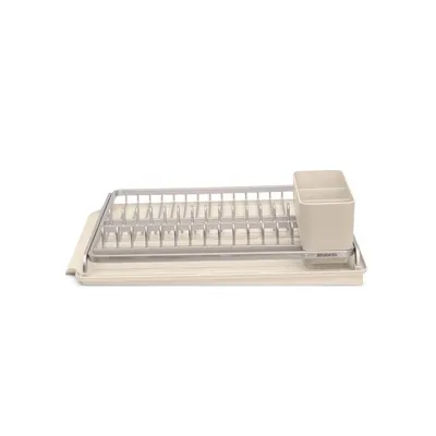 Scurgător de vase bej din metal 49x38,5 cm – Brabantia