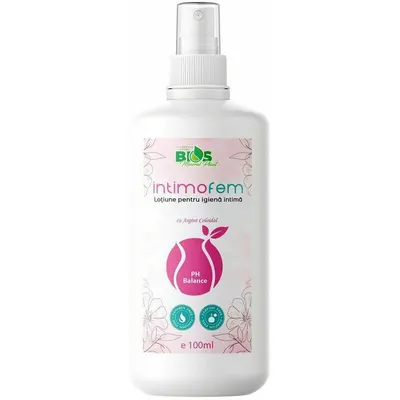 Intimo Fem - Lotiune pentru ingiena intima, 100ml, Bios Mineral Plant