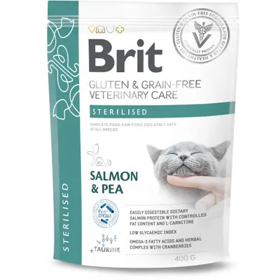 Hrana uscata pentru pisici Brit Grain Free VD Sterilised 400 gr