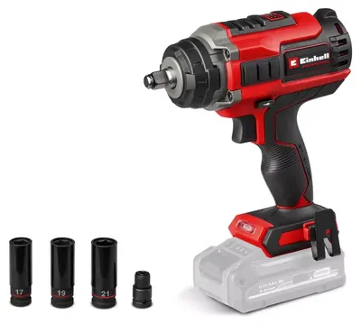 Cheie cu impact cu acumulator Einhell - Power X-Change Pro, IMPAXXO 18/450, 18 V, 450 Nm, Solo