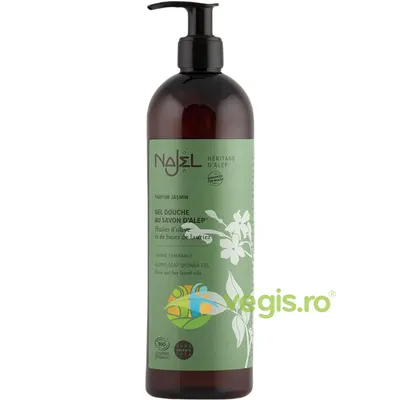 Gel de Dus cu Sapun de Alep si Iasomie Ecologic/Bio 500ml