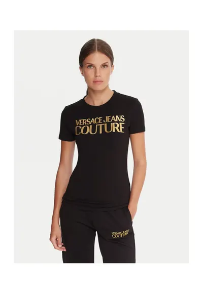 Tricou negru - auriu