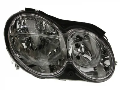 Far dreapta (H7, reglaj electric, fundal cromat, fundal transparent) MERCEDES Clasa CLK 2002-2005