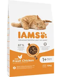 IAMS for Vitality pentru pisici adulte, cu pui 10 kg