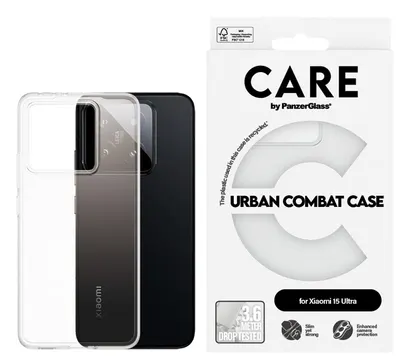 Husă CARE - Urban Combat, Redmi 15 Ultra, transparent