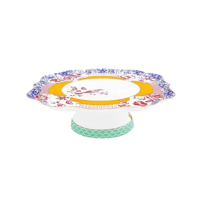 Tavă din porțelan, pentru tort, Pip Studio, 24x24 cm, colecția Royal Multi
