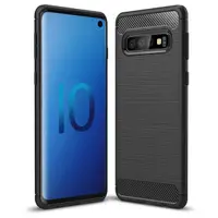Husa pentru Samsung Galaxy A50s A507 / A30s A307 / A50 A505, OEM, Carbon, Neagra
