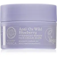 Natura Siberica Anti-Ox Wild Blueberry cremă-mască de noapte regeneratoare 50 ml