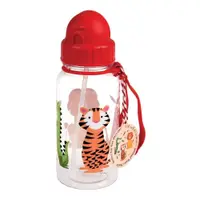 Sticlă pentru copii roșie din tritan 500 ml Colourful Creatures – Rex London