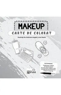 Carte de colorat. Makeup