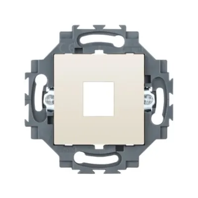 Adapter For Housing Data Socket - Amp/keyston Jack - 2 Module - Ivory - Dahlia