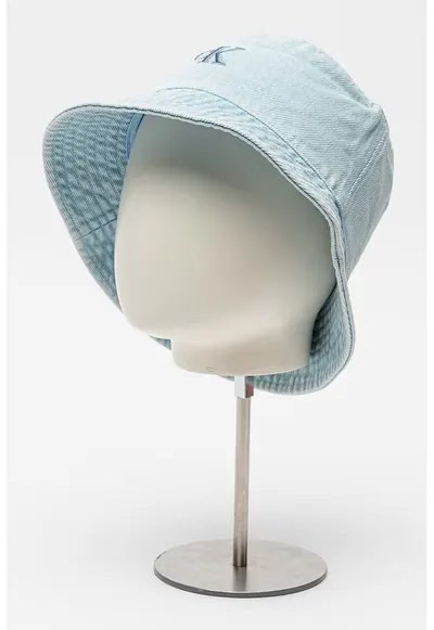 Palarie bucket cu monograma brodata - Albastru pastel