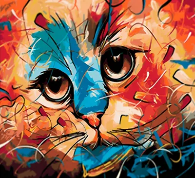 Desen de numere Newart - W5613, 40 x 50 cm