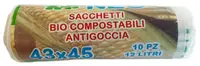 Pungi biodegradabile pentru gunoi Marisa - 12 l, 10 bucăți