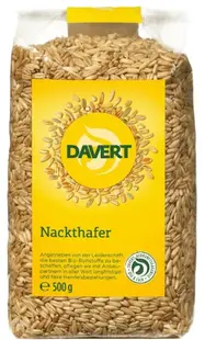Făină de ovăz organică, bob gol, 500 g, Davert