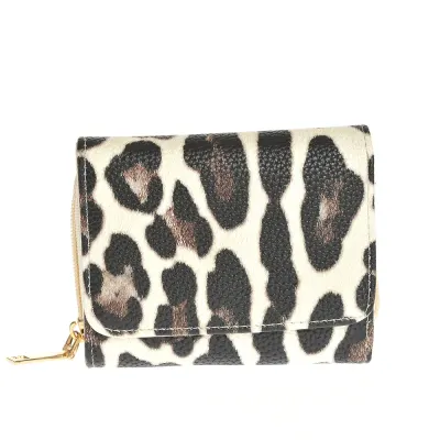 Portofel compartimentat cu model animal print