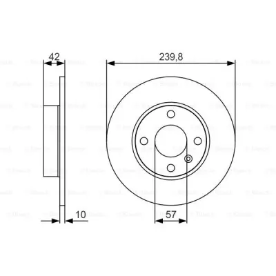 Disc frana BOSCH 0 986 479 S52