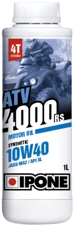 Ulei ATV 4T Ipone ATV 4000 10W40 Sintetic - JASO MA2 - API SL, 4L