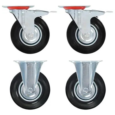 Gossi roti, 4 buc., 125 mm