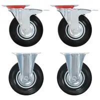Gossi roti, 4 buc., 125 mm