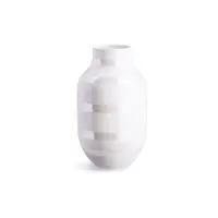 Vază din gresie Kähler Design Omaggio, înălțime 30,5 cm, alb