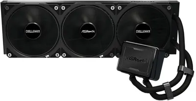 Răcitor cu lichid Asrock - Challenger Pure 360, 3x 120 mm, negru