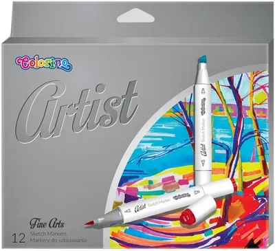 Colorino Artist Markers - 12 culori