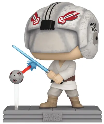 Figurină Funko POP! Movies: Star Wars - Luke Skywalker with Remote #765