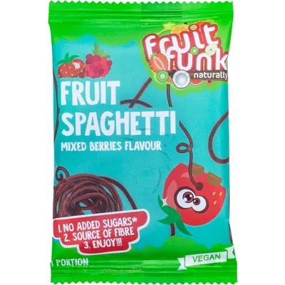 Mini Spaghete din Mix de Fructe de Padure fara Zahar Adaugat 20g