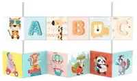 Cărticică moale pentru bebeluși Raya Toys - ABC Animale