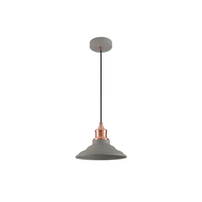 Lampa tavan - Ceiling fixture LORET M,8854,AC220-240V,50/60Hz,1*E27, max.40W, Diameter 20,5cm,IP20, single, grey