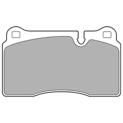 Set placute frana, frana disc DELPHI LP2009