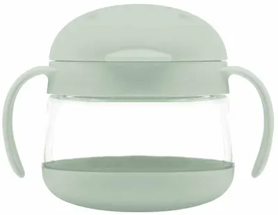 Recipient pentru gustări Ubbi - Sage, 250 ml