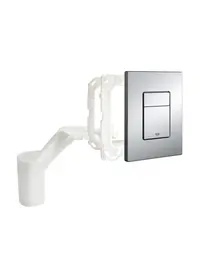 Placa de actionare Grohe cu Fresh Flush, Skate Cosmopolitan plate w.GROHE Fresh, dubla actionare, reversibila, crom