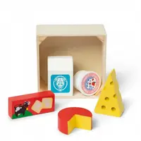 Set de joaca alimente Lactate, din lemn, 5 piese, 2 ani+, Melissa&Doug 95207