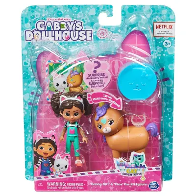 Set de joaca Gabbys Dollhouse, Gabby Girl si Kico Kittycorn